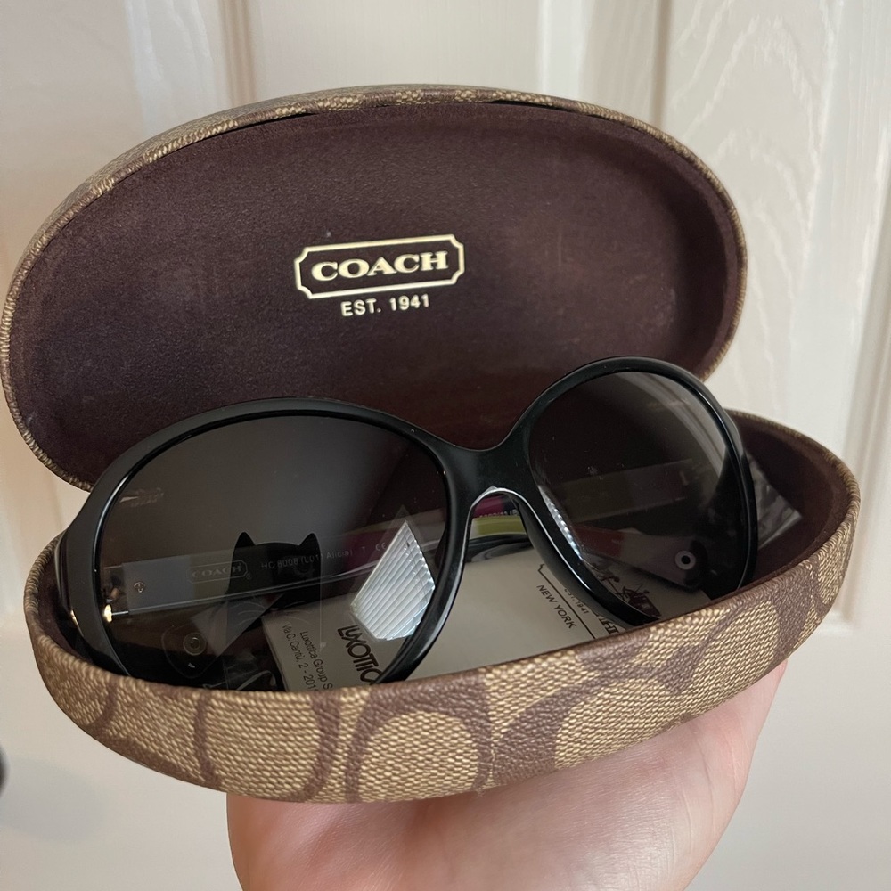 Black Coach Sunglasses - Case included